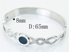 HY Wholesale Stainless Steel 316L Fashion Bangle-HY19B0641HMV