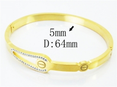 HY Wholesale Stainless Steel 316L Fashion Bangle-HY80B1200HKL