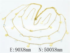 HY Wholesale 316L Stainless Steel Fashion jewelry Set-HY59S1814IHR