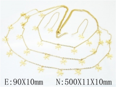 HY Wholesale 316L Stainless Steel Fashion jewelry Set-HY59S1778IHX