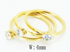 HY Wholesale Stainless Steel 316L Jewelry Rings-HY19R0880HBB