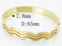 HY Wholesale Stainless Steel 316L Fashion Bangle-HY19B0663HKG