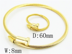 HY Wholesale Stainless Steel 316L Fashion Bangle-HY12B0200HIQ