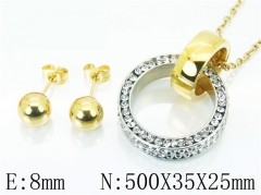 HY Wholesale 316L Stainless Steel Fashion jewelry Set-HY91S1030IKW