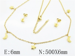 HY Wholesale 316L Stainless Steel Fashion jewelry Set-HY25S0762HJR