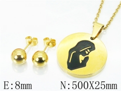 HY Wholesale 316L Stainless Steel Fashion jewelry Set-HY91S1047HHQ