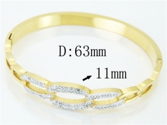 HY Wholesale Stainless Steel 316L Fashion Bangle-HY19B0696HOS