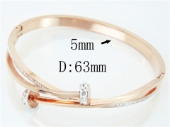 HY Wholesale Stainless Steel 316L Fashion Bangle-HY19B0679HOE