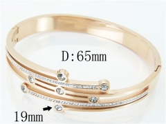 HY Wholesale Stainless Steel 316L Fashion Bangle-HY19B0676HOZ