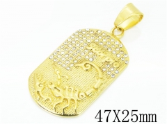 HY Wholesale 316L Stainless Steel Jewelry Pendant-HY15P0505HMX