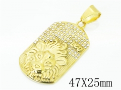 HY Wholesale 316L Stainless Steel Jewelry Pendant-HY15P0501HMX