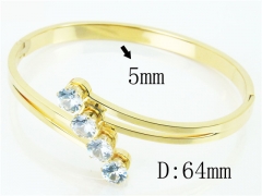 HY Wholesale Stainless Steel 316L Fashion Bangle-HY19B0672HNZ