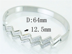 HY Wholesale Stainless Steel 316L Fashion Bangle-HY19B0680HMX