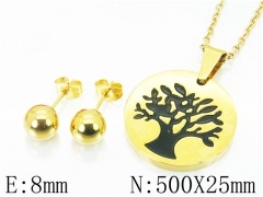 HY Wholesale 316L Stainless Steel Fashion jewelry Set-HY91S1054HHC