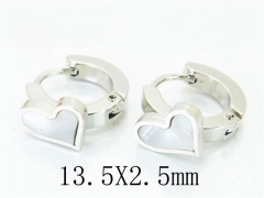 HY Stainless Steel 316L Huggie Hoop Earrings-HY60E0403JC