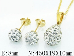 HY Wholesale 316L Stainless Steel Fashion jewelry Set-HY12S0996LL