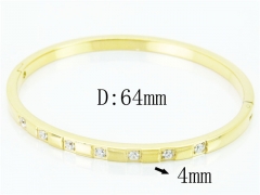 HY Wholesale Stainless Steel 316L Fashion Bangle-HY14B0220HJA