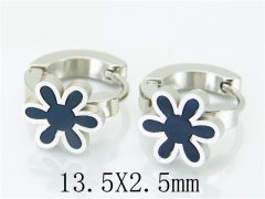 HY Stainless Steel 316L Huggie Hoop Earrings-HY60E0443JT