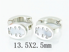 HY Stainless Steel 316L Huggie Hoop Earrings-HY60E0401JZ