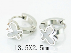 HY Stainless Steel 316L Huggie Hoop Earrings-HY60E0418JQ