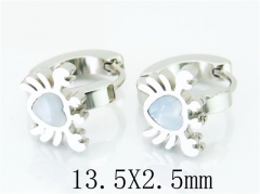 HY Stainless Steel 316L Huggie Hoop Earrings-HY60E0402JX