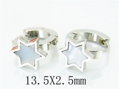 HY Stainless Steel 316L Huggie Hoop Earrings-HY60E0419JD