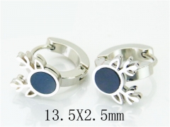 HY Stainless Steel 316L Huggie Hoop Earrings-HY60E0451JC