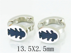 HY Stainless Steel 316L Huggie Hoop Earrings-HY60E0449JB