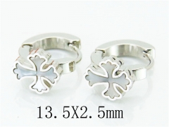 HY Stainless Steel 316L Huggie Hoop Earrings-HY60E0412JY