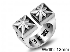 HY Wholesale 316L Stainless Steel Rings-HY0011R382