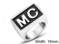 HY Wholesale 316L Stainless Steel Rings-HY0011R329