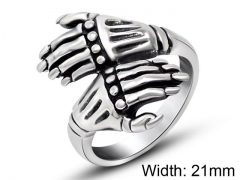 HY Wholesale 316L Stainless Steel Rings-HY0011R425