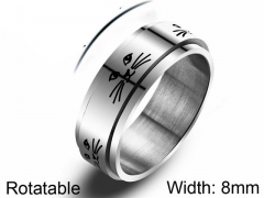 HY Wholesale 316L Stainless Steel Rings-HY0011R315