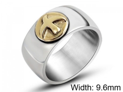 HY Wholesale 316L Stainless Steel Rings-HY0011R421