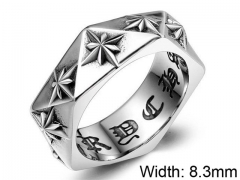 HY Wholesale 316L Stainless Steel Rings-HY0011R379