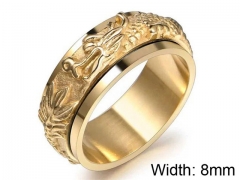 HY Wholesale 316L Stainless Steel Rings-HY0011R372