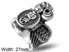 HY Wholesale 316L Stainless Steel Rings-HY0011R594