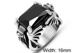 HY Wholesale 316L Stainless Steel Rings-HY0011R462