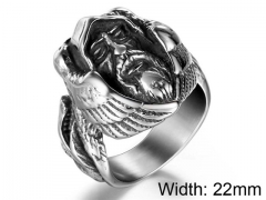 HY Wholesale 316L Stainless Steel Rings-HY0011R342