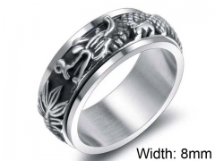 HY Wholesale 316L Stainless Steel Rings-HY0011R374