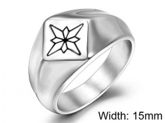 HY Wholesale 316L Stainless Steel Rings-HY0011R371