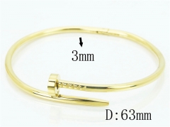 HY Wholesale Stainless Steel 316L Fashion Bangle-HY14B0223HSS