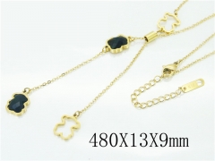 HY Wholesale Fashion Jewelry Stainless Steel 316L Jewelry Necklaces-HY32N0340HHL