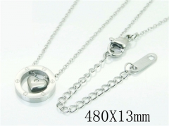 HY Wholesale Fashion Jewelry Stainless Steel 316L Jewelry Necklaces-HY19N0275OB