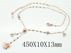 HY Wholesale Fashion Jewelry Stainless Steel 316L Jewelry Necklaces-HY19N0301HCC