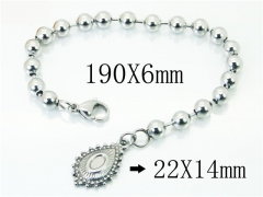 HY Wholesale Jewelry 316L Stainless Steel Bracelets-HY39B0708LZ