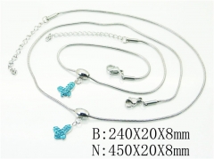 HY Wholesale Stainless Steel 316L Jewelry Chains Sets-HY92S0232HIF