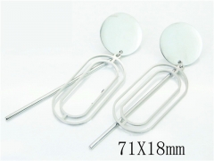 HY Wholesale 316L Stainless Steel Earrings-HY26E0383NA