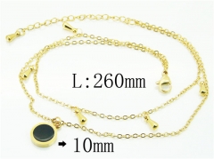 HY Wholesale Stainless Steel 316L Anklet Jewelry-HY59B0764NLZ