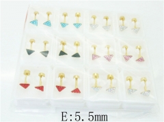 HY Wholesale 316L Stainless Steel Fashion Jewelry Earrings-HY21E0121IJE